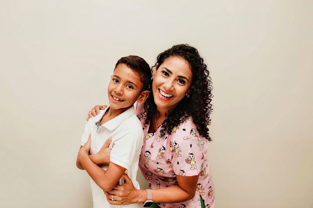 Mônica, nutricionista pediatrica e escolar, em atendimento